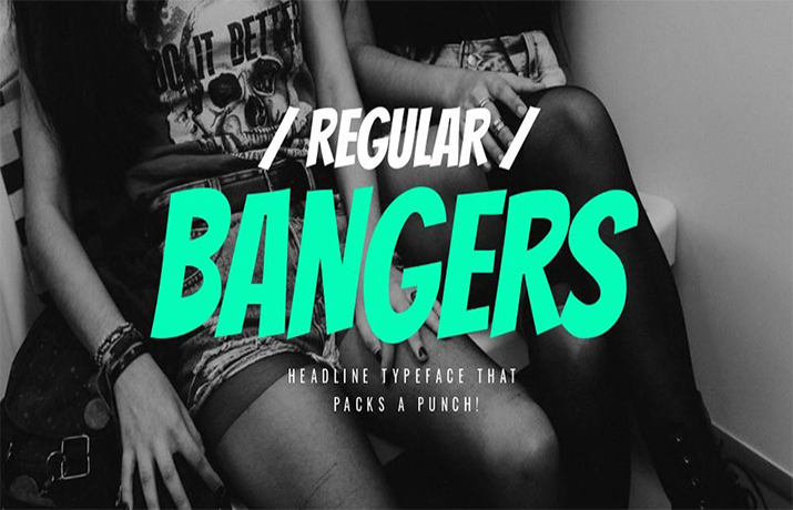 Bangers Font Family Free Download