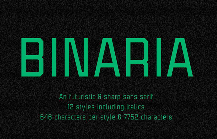 Binaria Font Family Free Download