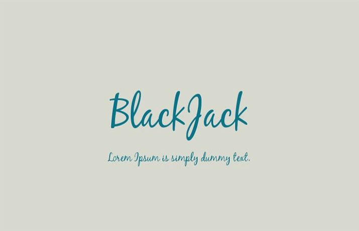 Black Jack Font Family Free Download