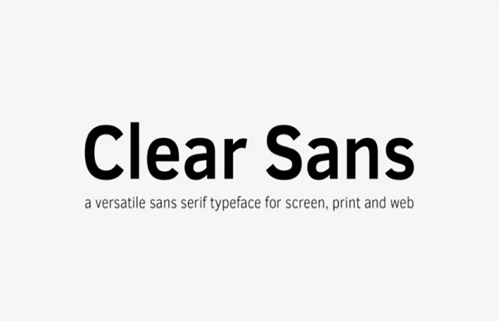 Clear Sans Font Free Download