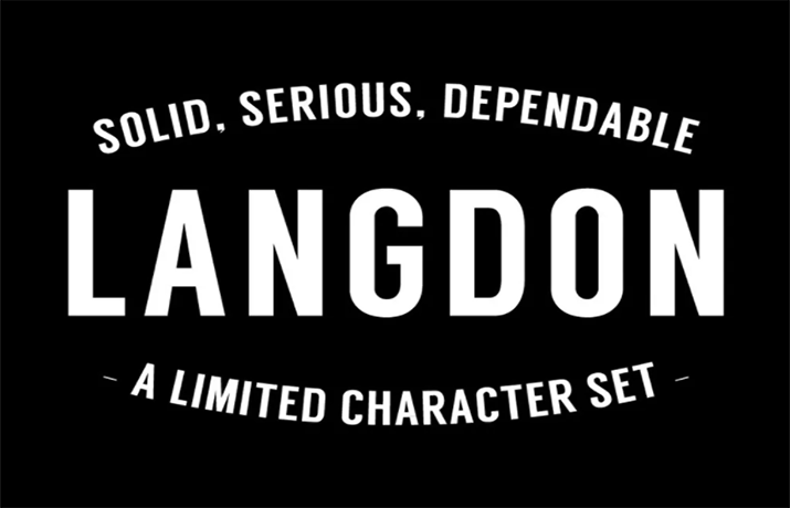 Langdon Font Family Free Download