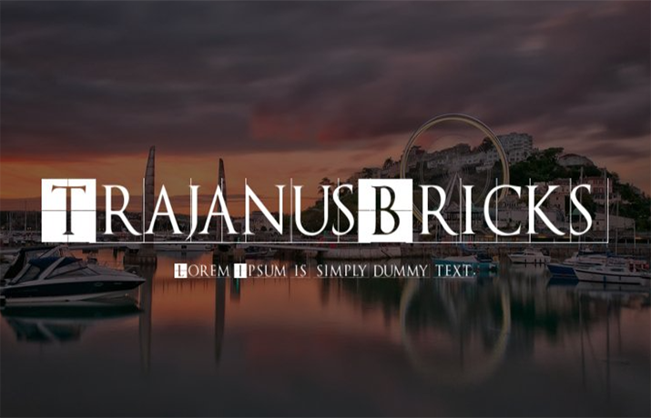 Trajanus Bricks Font Family Free Download