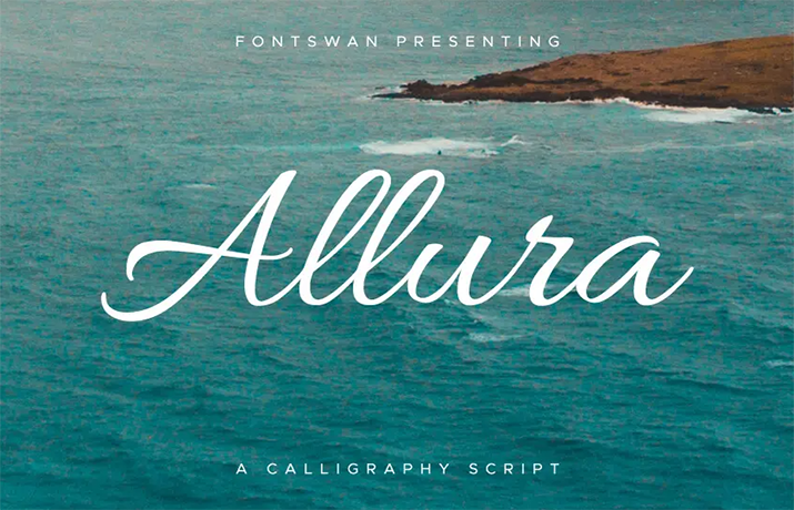 Allura Font Family Free download