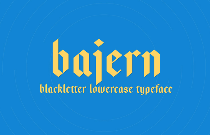 Bajern Font Free Download