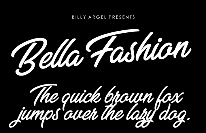 Bella Fashion Font Family Free Download