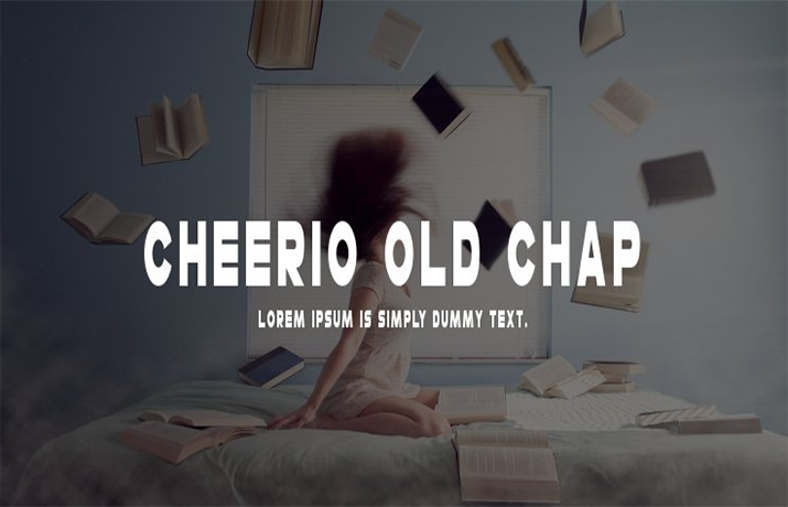 Cheerio Old Chap Font Family Free Download