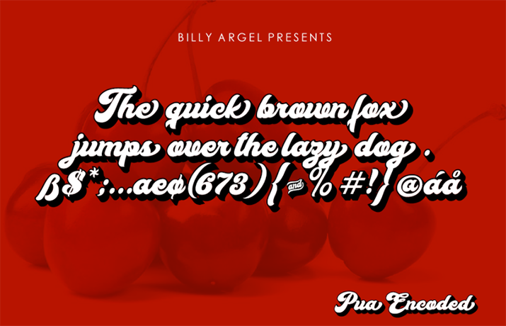 Cherry and Kisses Font Free Download
