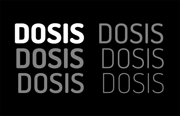 Dosis Font Free Download