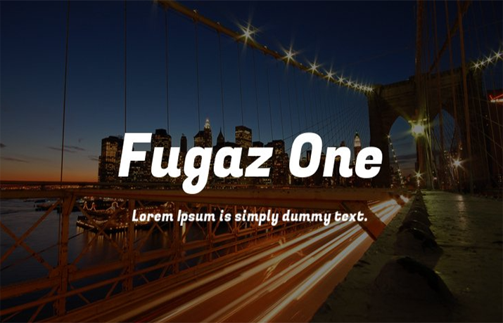 Fugaz One Font Family Free Download