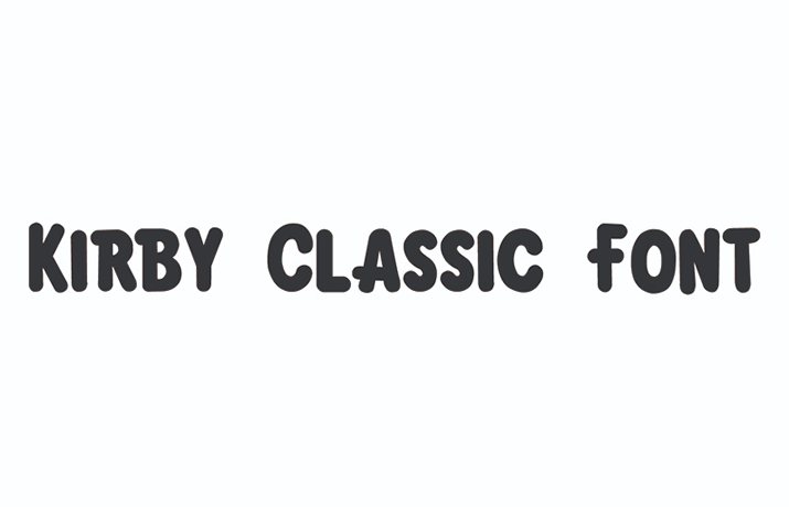 Kirby Classic Font Free Download