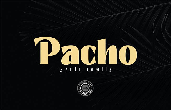 Pacho Font Family Free Download