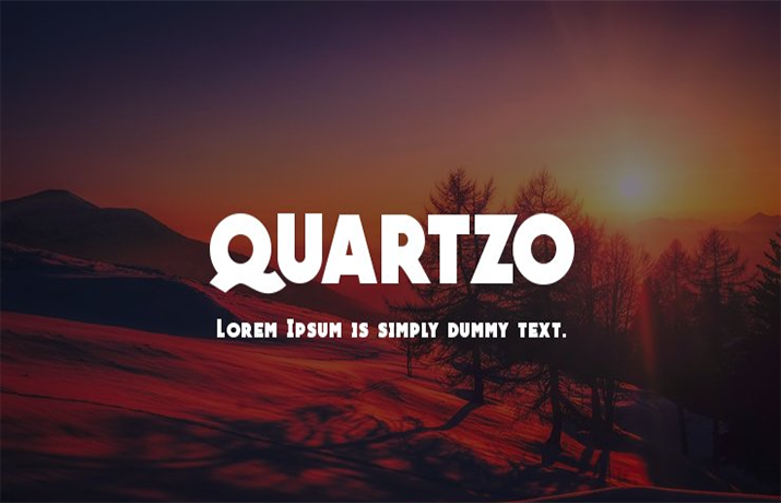 Quartzo Font Free Download