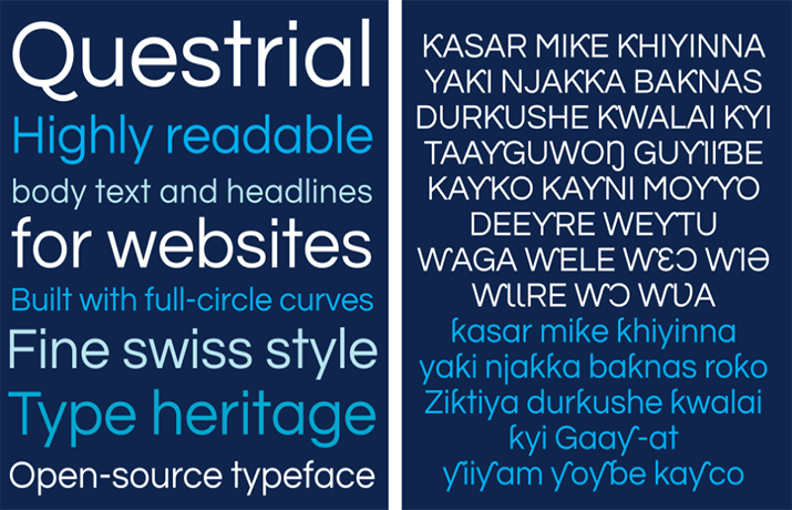 Questrial Font Family Download