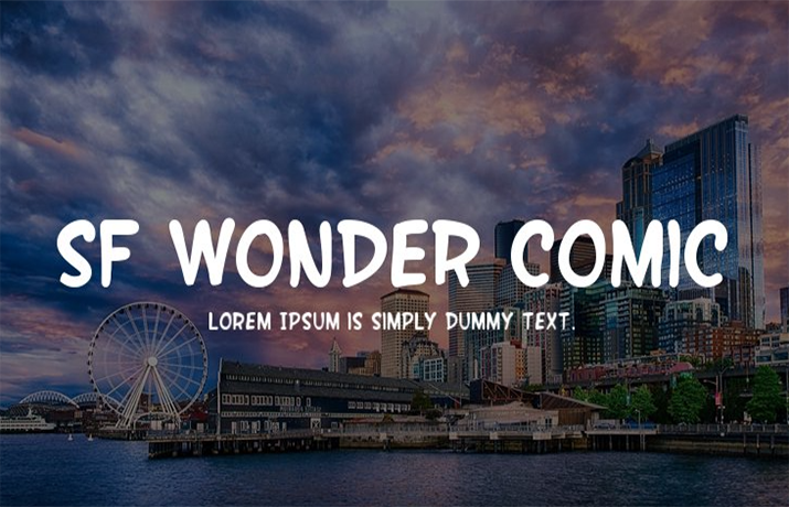 SF Wonder Comic Font Family Free Download
