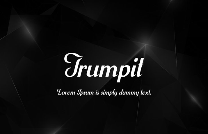 Trumpit Font Family Free Download