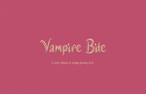 Vampire Bite Font Free Download - [By Misti's Fonts] | Fonty Fonts