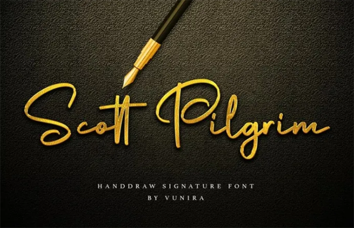 Scott Pilgrim Font Family Free Download