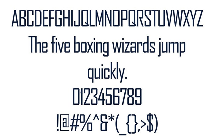 Agency FB Font Free Download