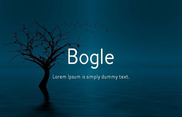 Bogle Font Free Download