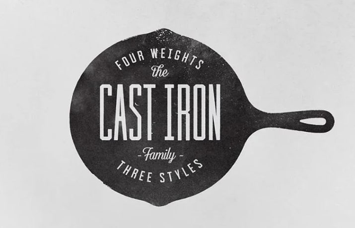 Cast Iron Font Family Free Download