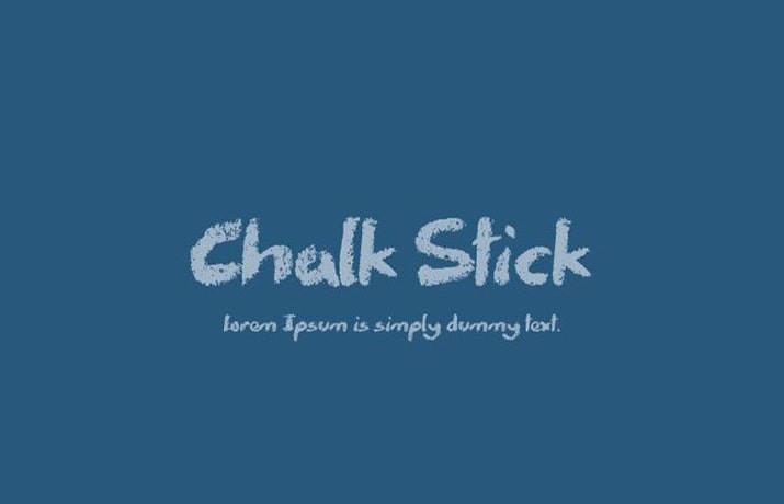 Chalk Stick Font Free Download