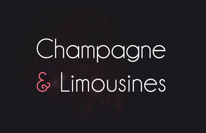 Champagne And Limousines Font Family Free Download