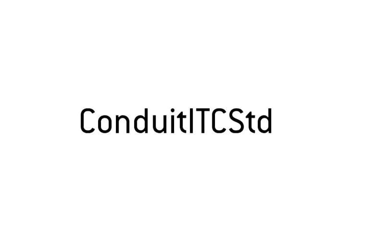 Conduit ITC Std Font Family Free Download