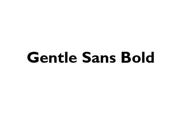 Gentle Sans Font Free Download