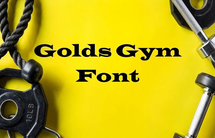 Golds Gym Font Free Download