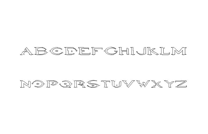 Halo Outline Font Family Download