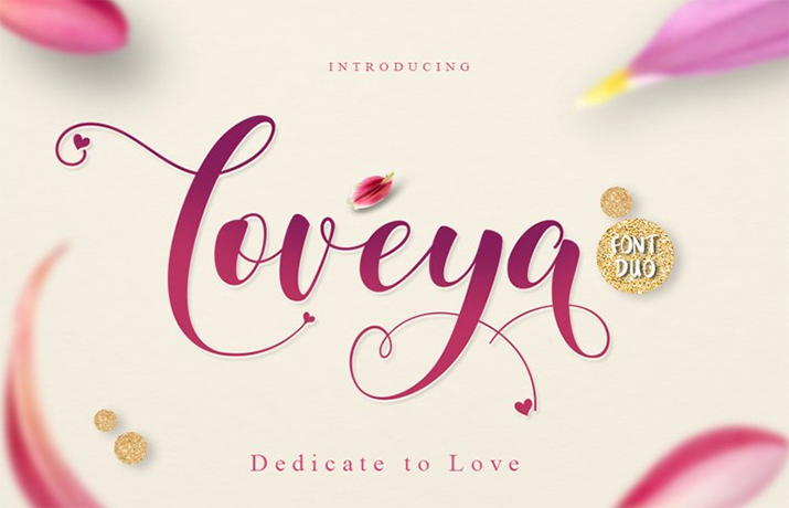 Loveya Script Font Family Free Download