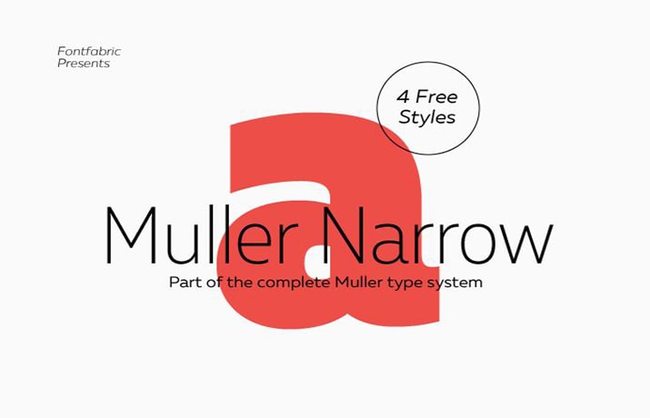 Muller Narrow Font Free Download