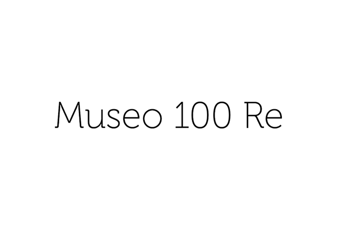 Museo 100 Font Family Free Download