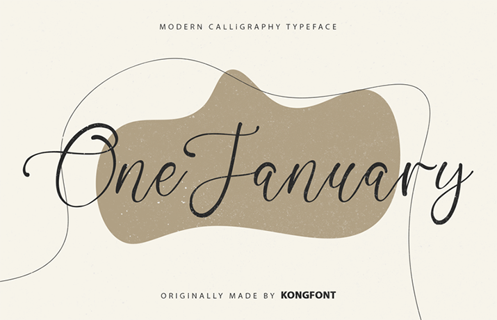 One January Font Family Free Download