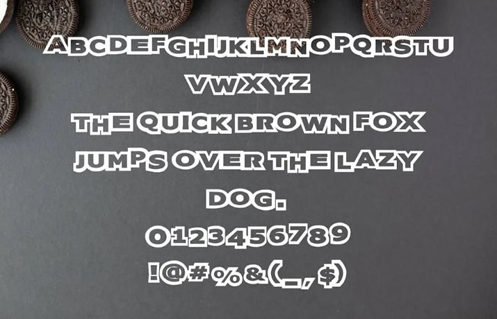 Oreo Font Family Download