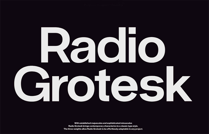 Radio Grotesk Font Free Download