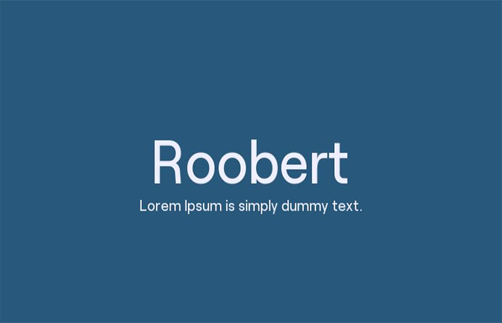 Roobert Font Family Free Download