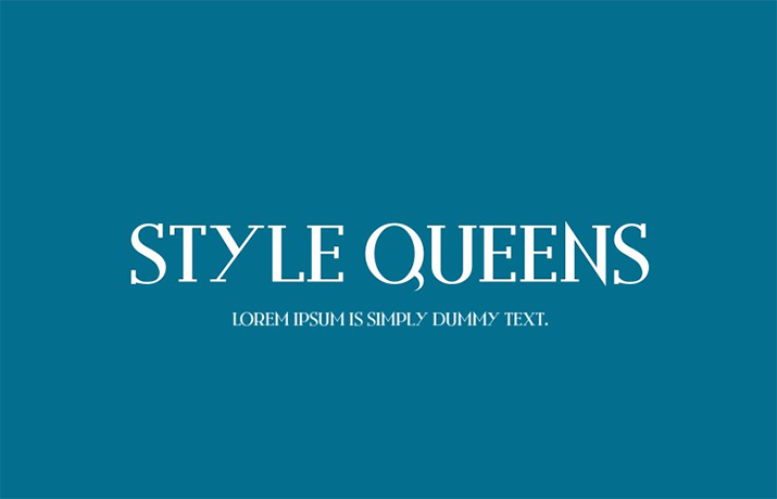 Style Queens Font Family Free Download