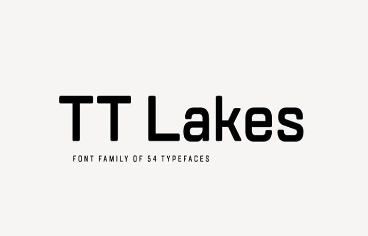 TT Lakes Font Family Free Download
