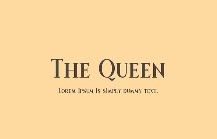 The Queen Font Family Free Download