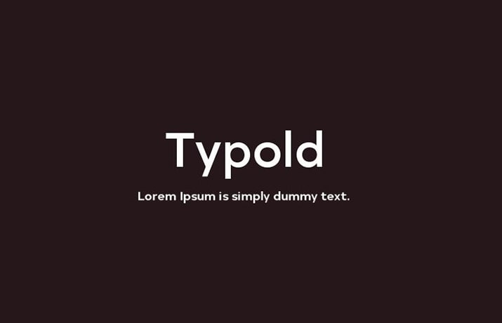 Typold Font Free Download