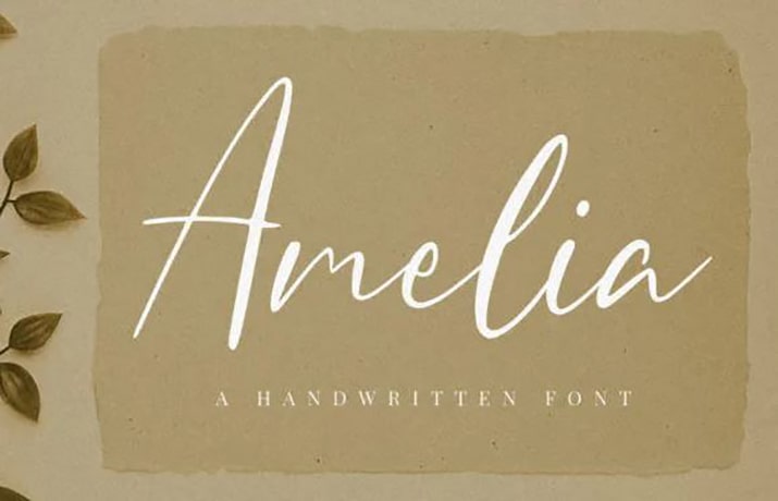 Amelia Font Family Free Download