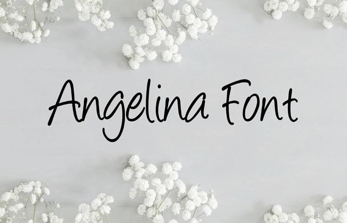 Angelina Font Family Free Download