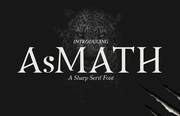 Asmath Sharp Serif Font Family Free Download