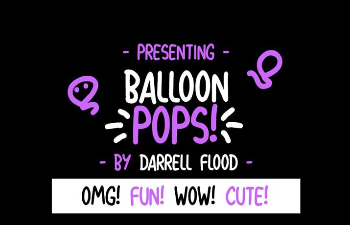 Balloon Pops Font Family Download