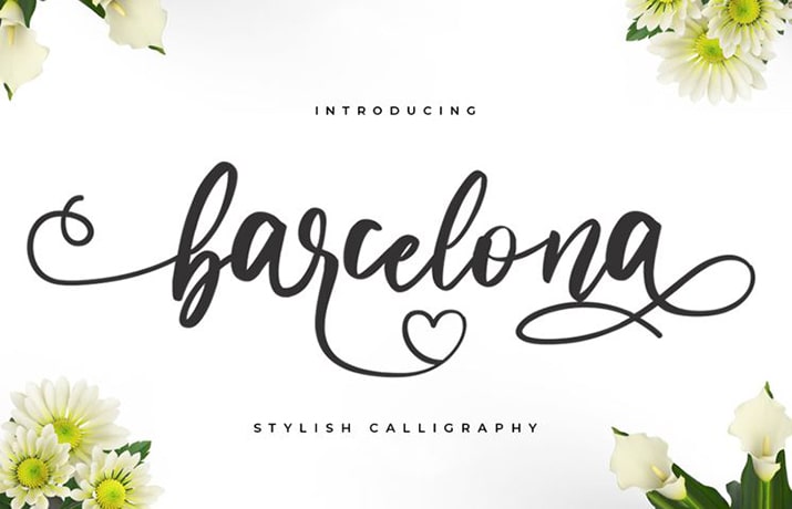 Barcelona Font Family Free Download