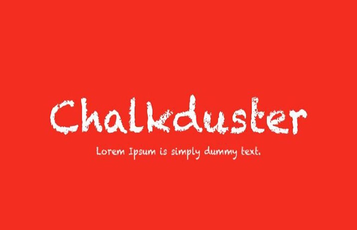 Chalk Duster Font Free Download