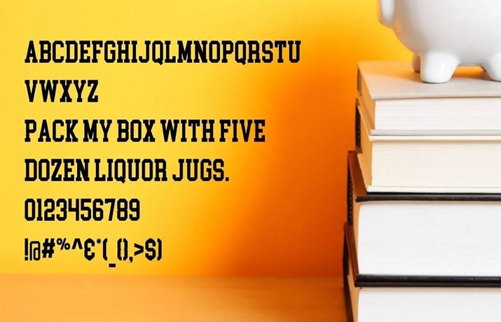 College Block Font Free Download