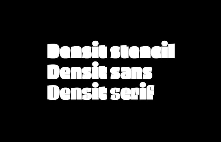 Densit Font Family Free Download