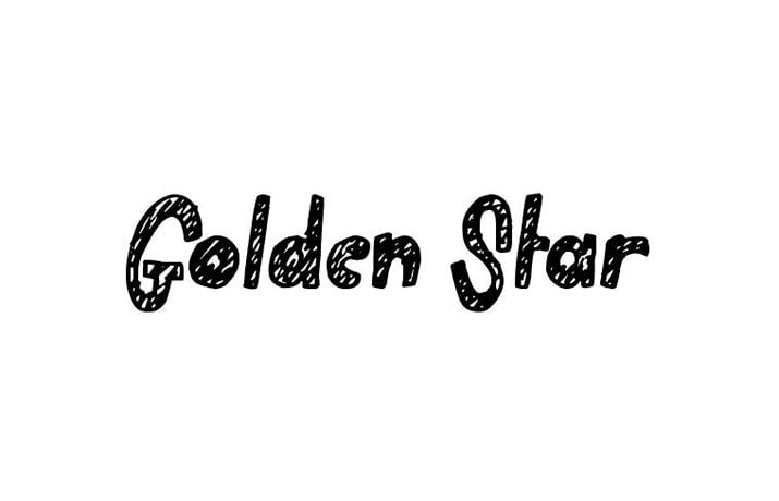 Golden Star Font Free Download